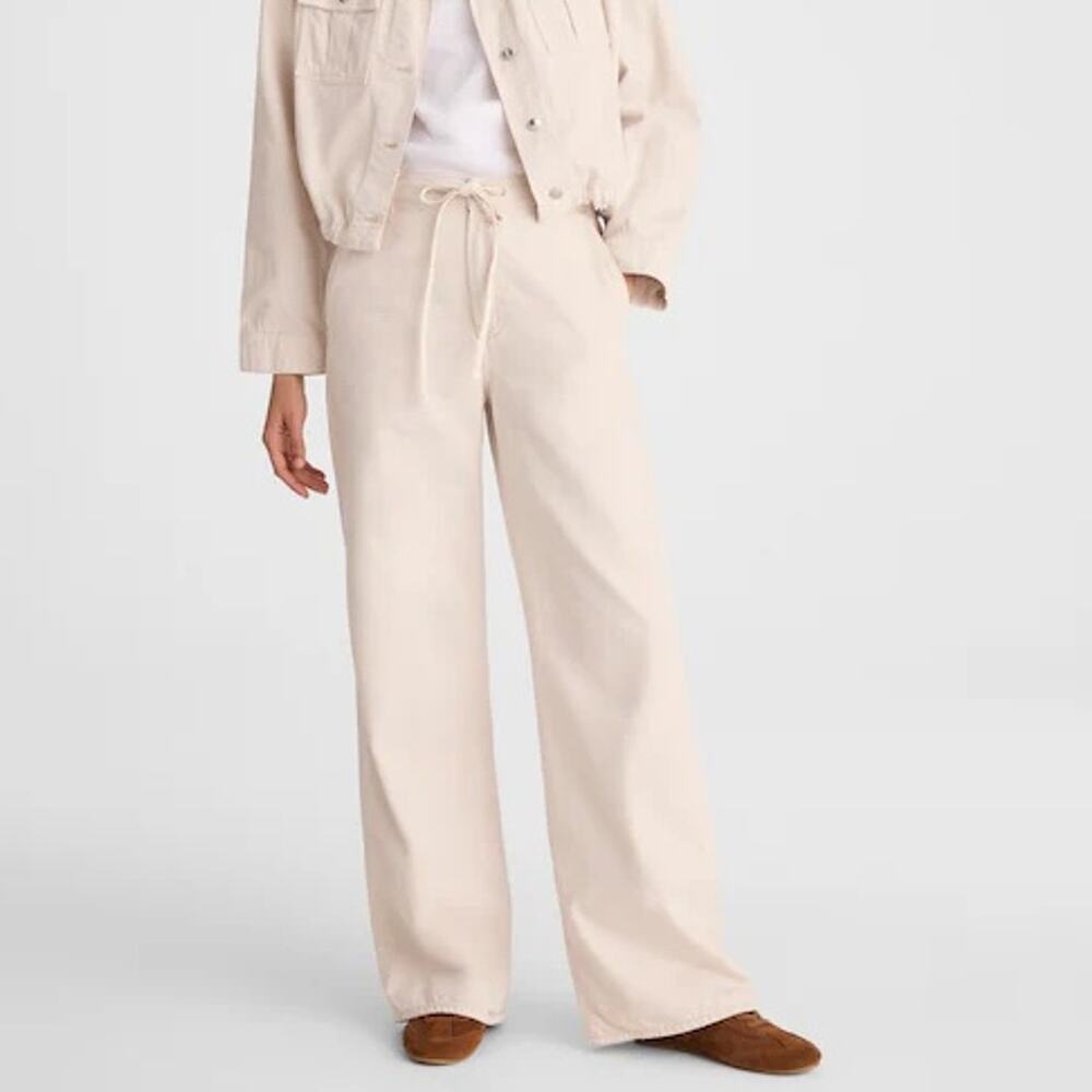 Madewell The Ultimate Wide Leg Jean Airy Denim Vintage Canvas Size 26 NWT
